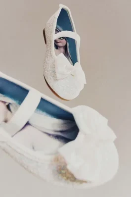 کفش سفید عروسکی شاین السا